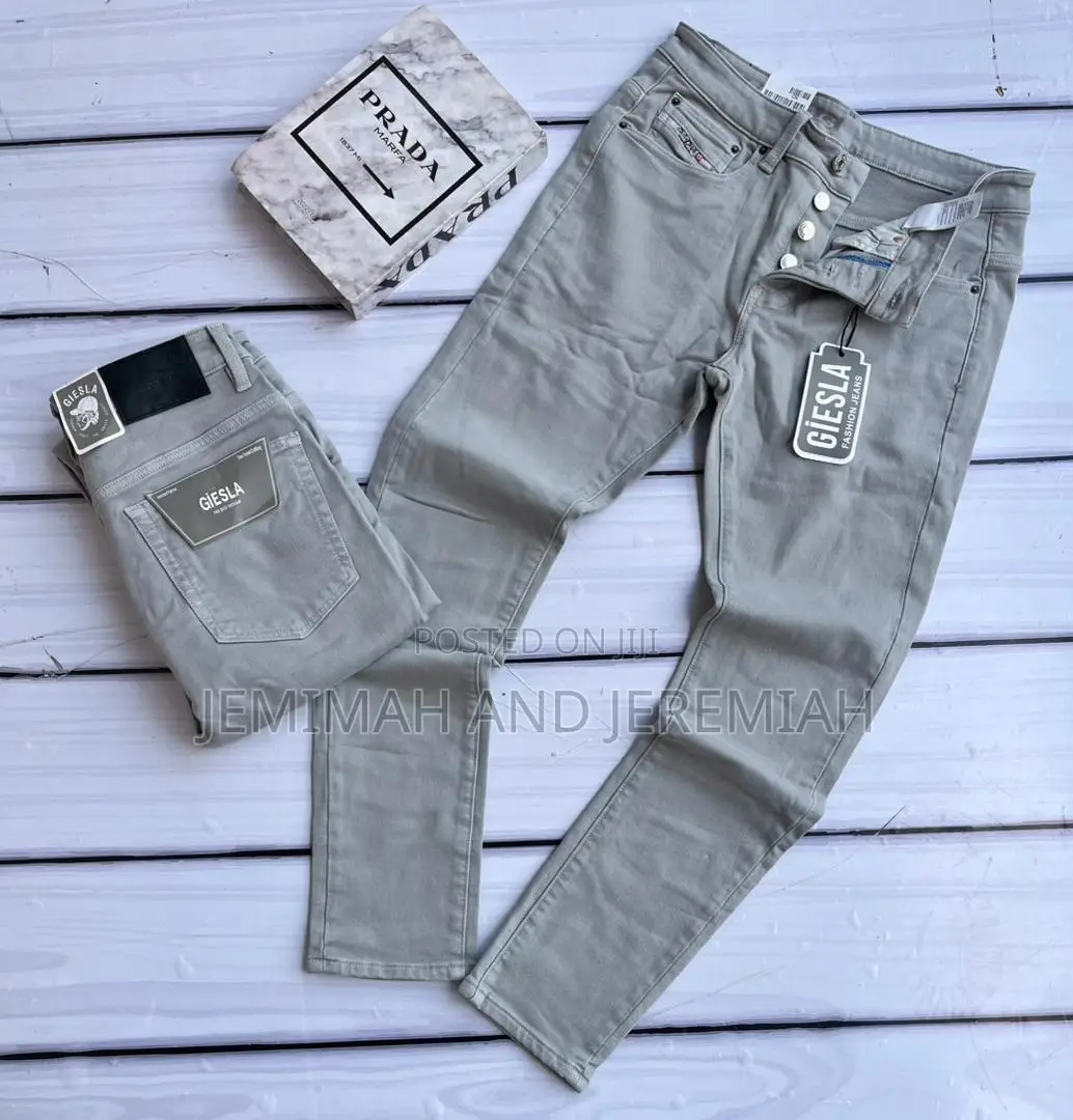 Giesla Plain Denim Jeans for Men.Both Casual and Formal Design