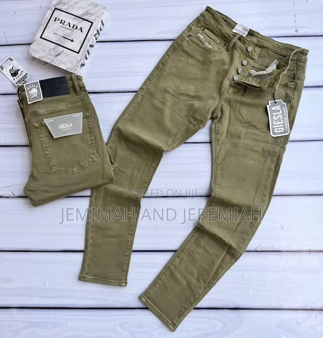 Giesla Plain Denim Jeans for Men.Both Casual and Formal Design