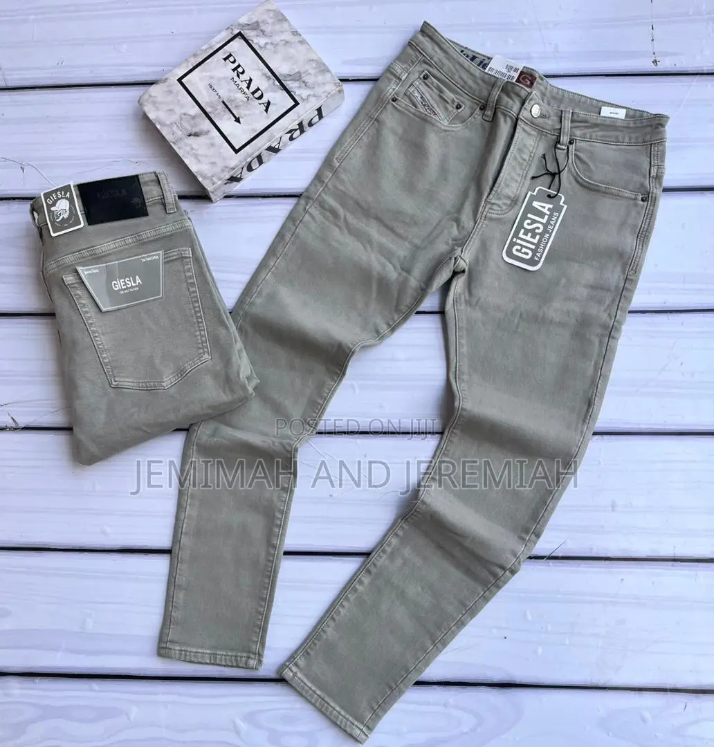 Giesla Plain Denim Jeans for Men.Both Casual and Formal Design