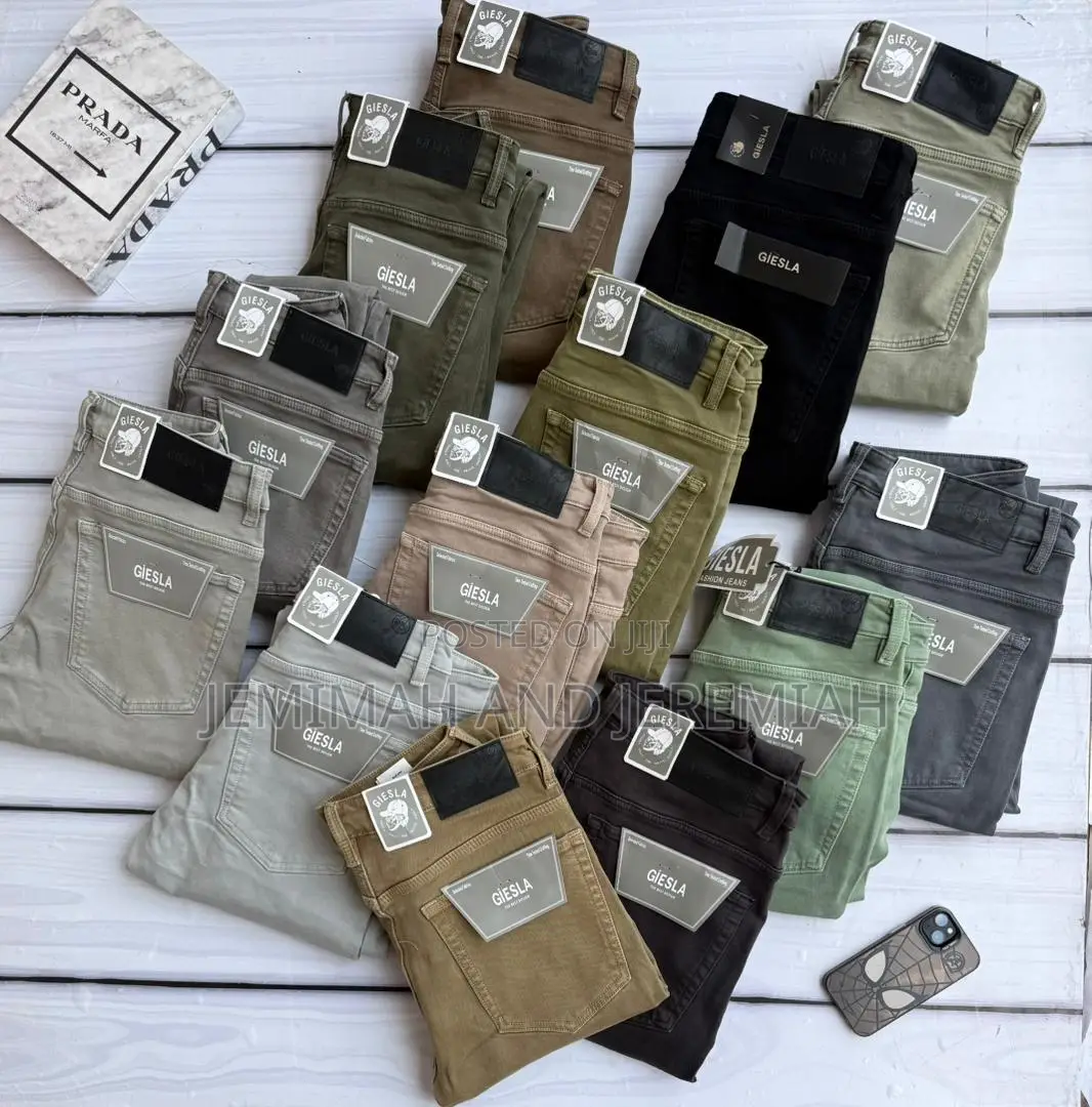 Giesla Plain Denim Jeans for Men.Both Casual and Formal Design