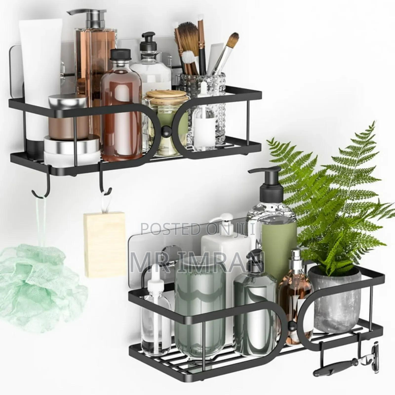Rose Shower Caddy Shelves, Bathroom Storage Shower Shampoo Holder