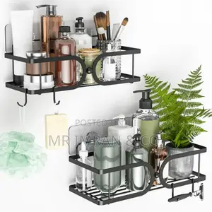 Rose Shower Caddy Shelves, Bathroom Storage Shower Shampoo Holder
