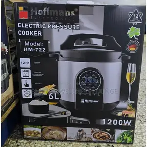12-in-1 Digital Electric Pressure Cooker - 6l With Steaming Function