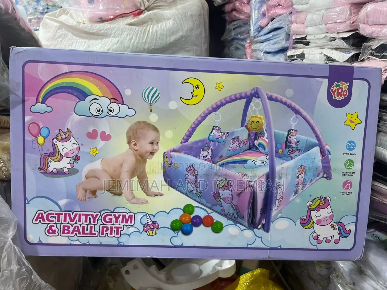 5-in-1 Baby Gym Activity Centre and Ball Pit Area