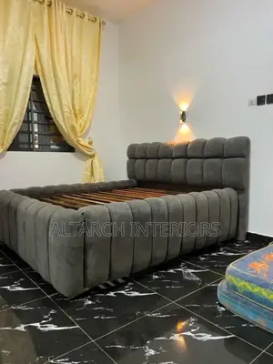 Well Dressed Bed in a Unique Style and Good Quality