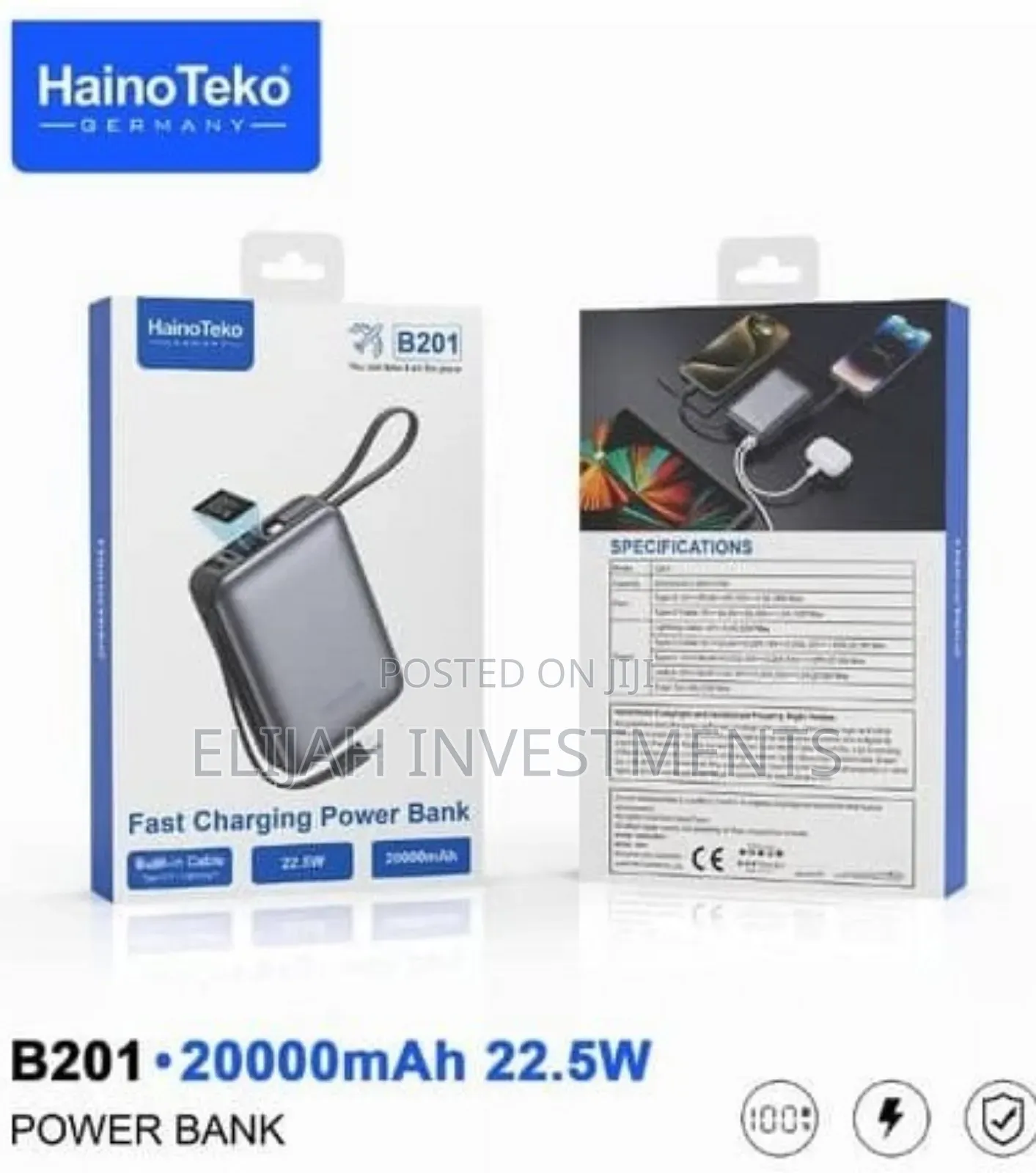Hainoteko 20000mah Power Bank