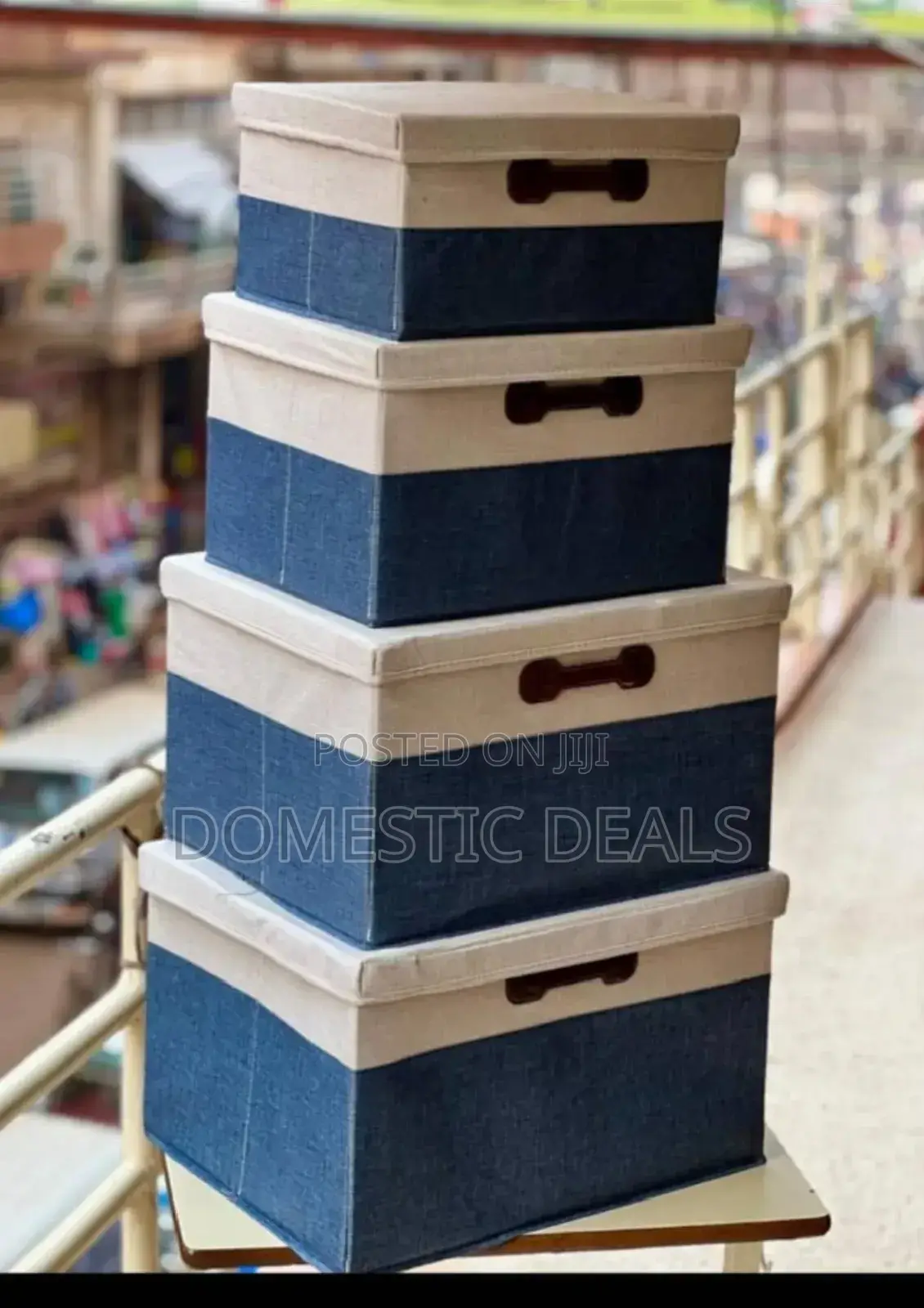 4pcs Foldable Storage Boxes