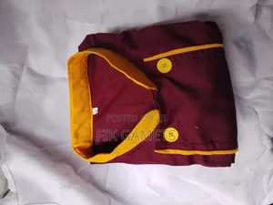 Maroon With Yellow Color