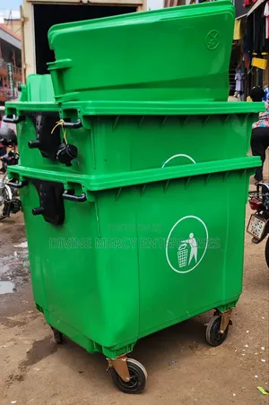 Gabegge Waste Bins 660litre With Wheels