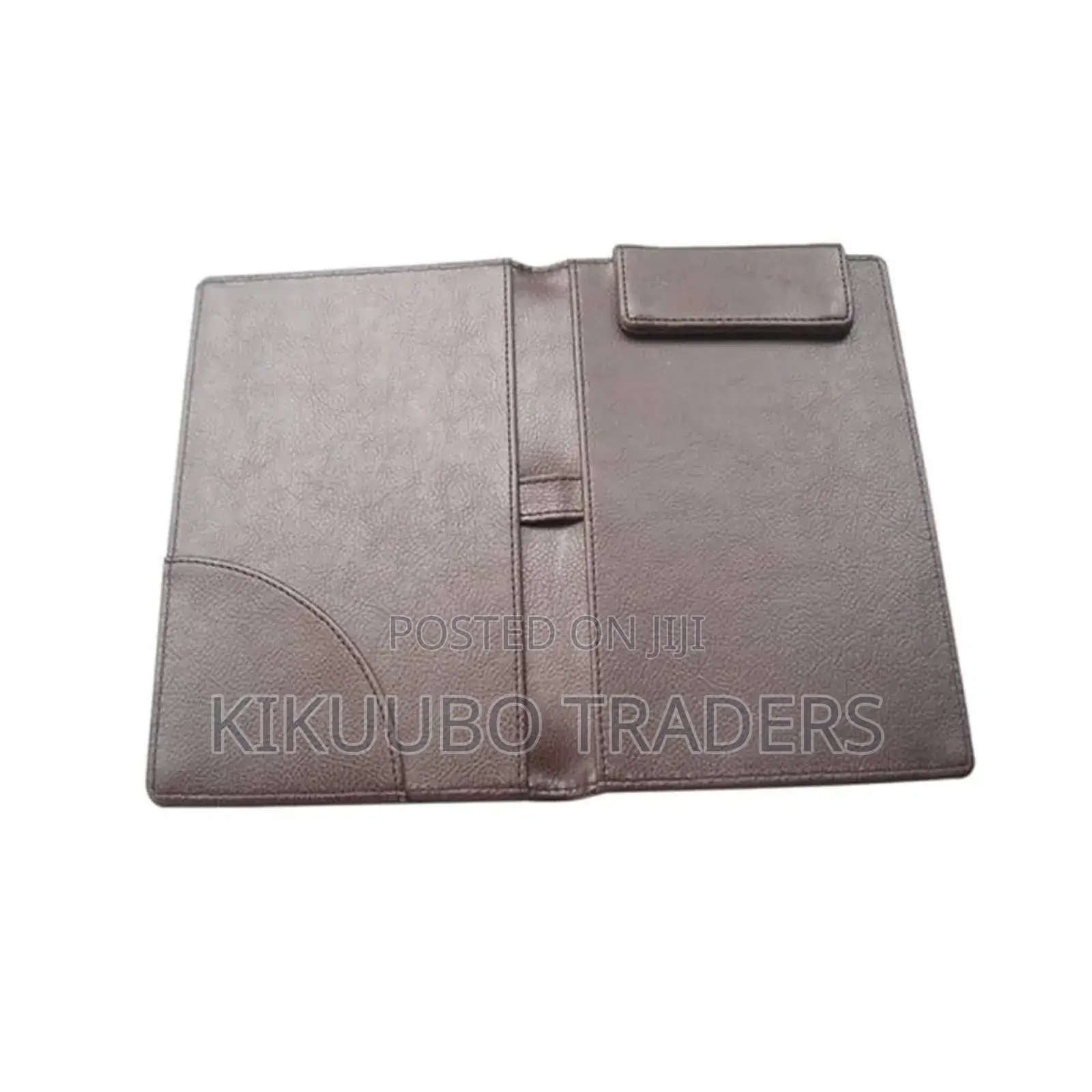 Leather Menu Folder With Pen Clip