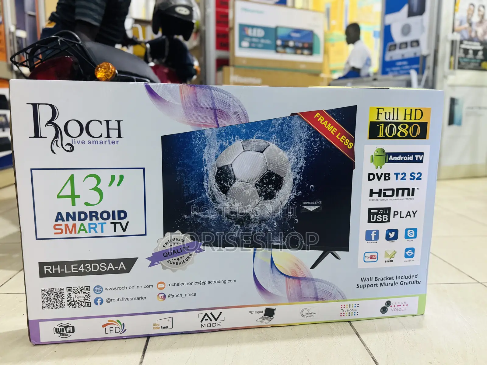 Roch 43 Inch Smart Tvs (Black Friday)