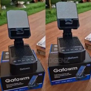 Phone Holder With Bluetooth Speaker + Power Bank