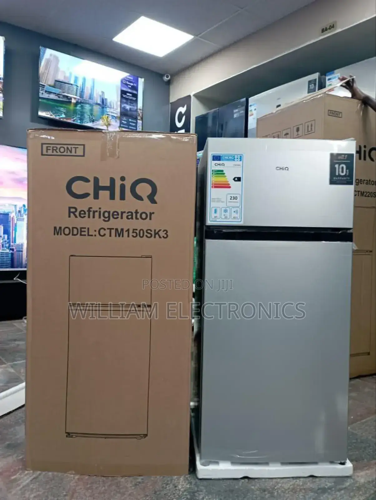Chiq 150litres Double Door Refrigerator