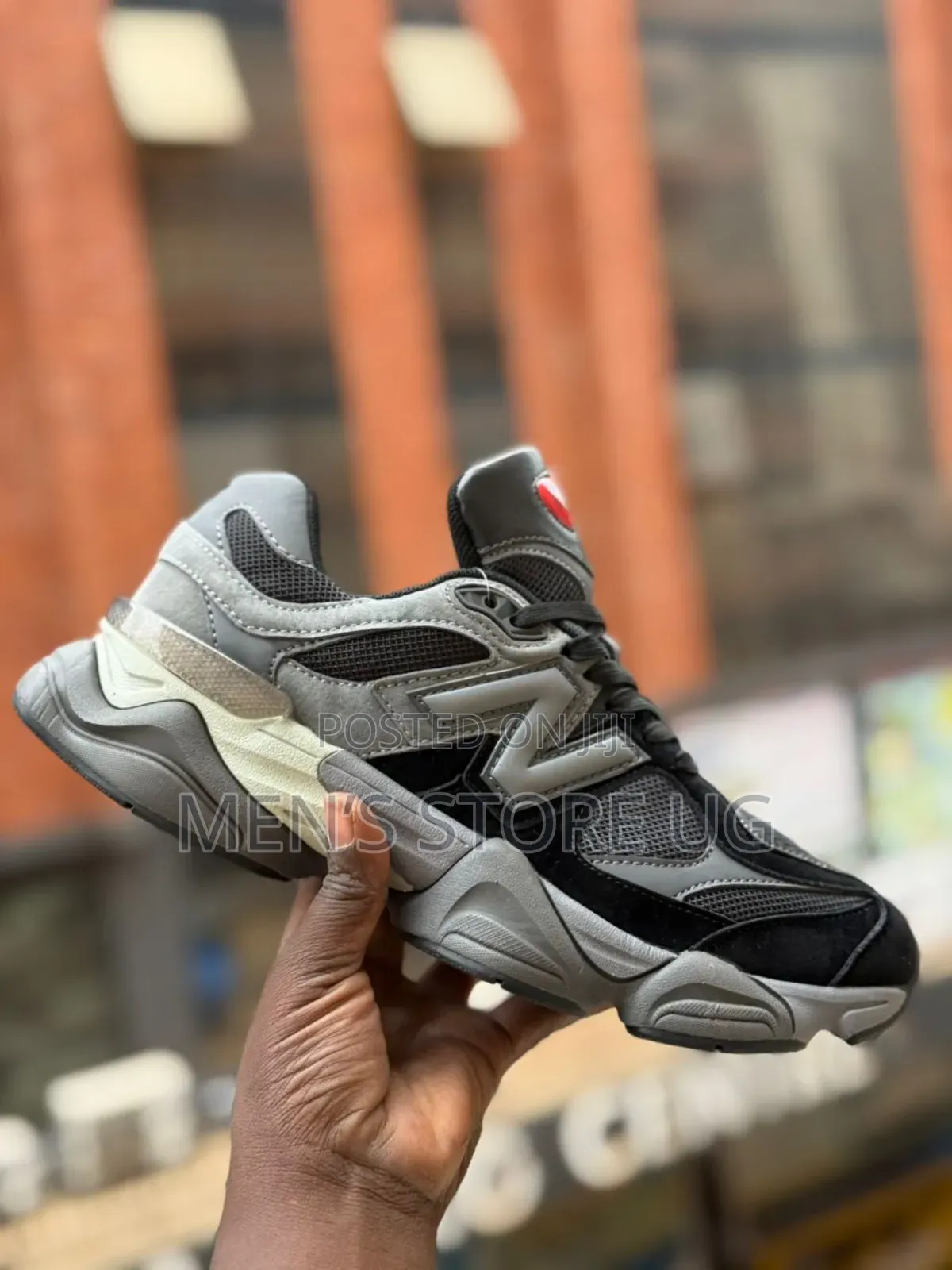 New Balance 9060 In The "Black Castlerock" Colorway.