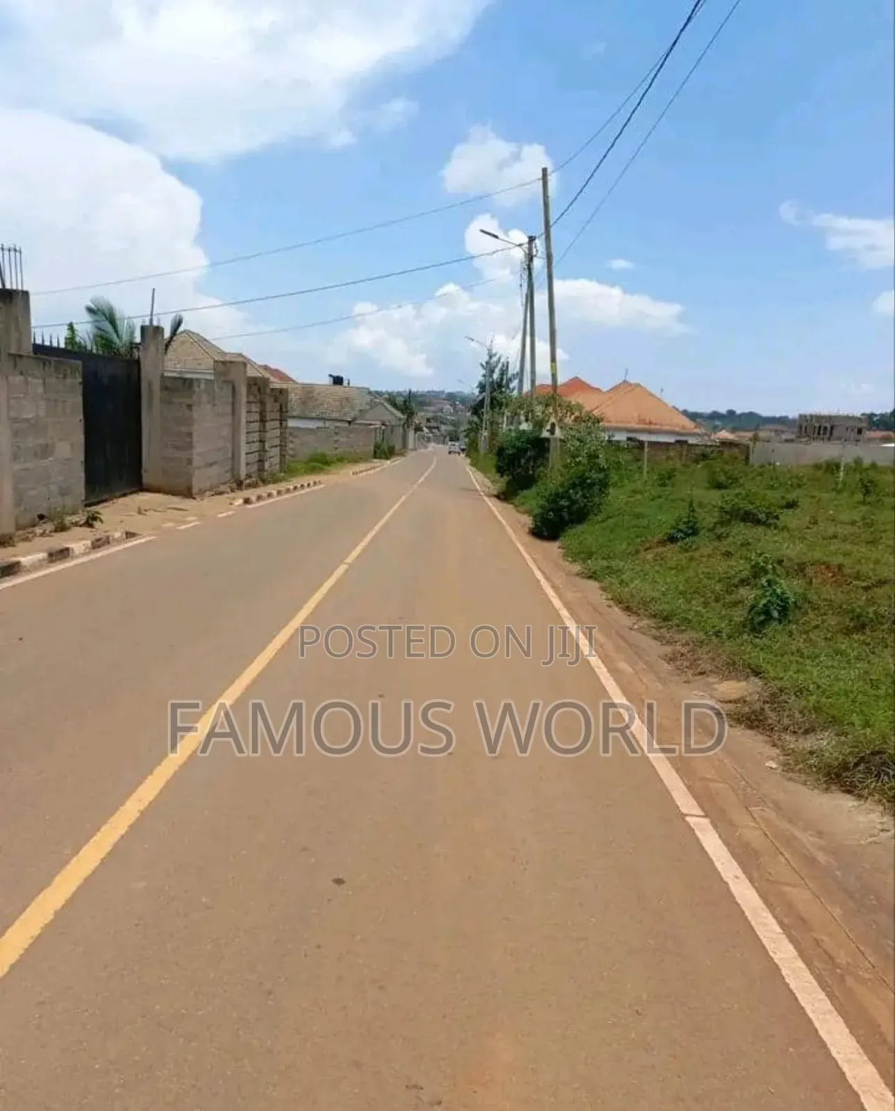 Entebbe Kabaale Land Touching the Tarmac Road on Sale