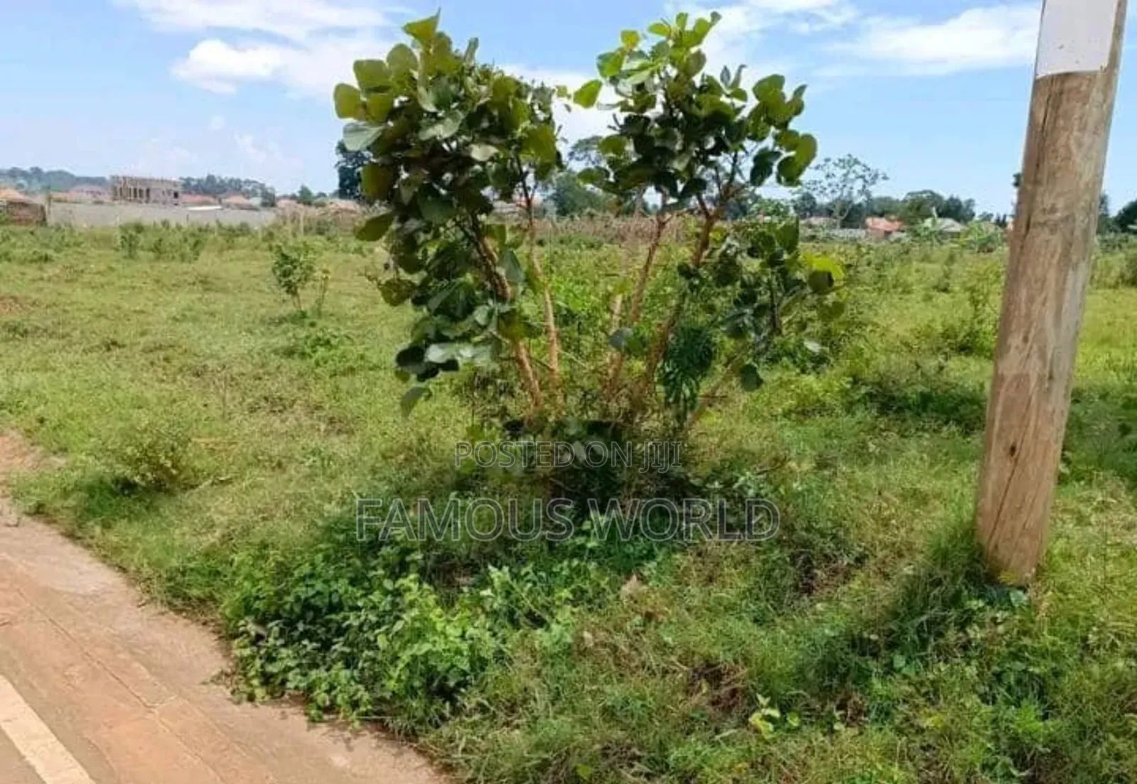 Entebbe Kabaale Land Touching the Tarmac Road on Sale
