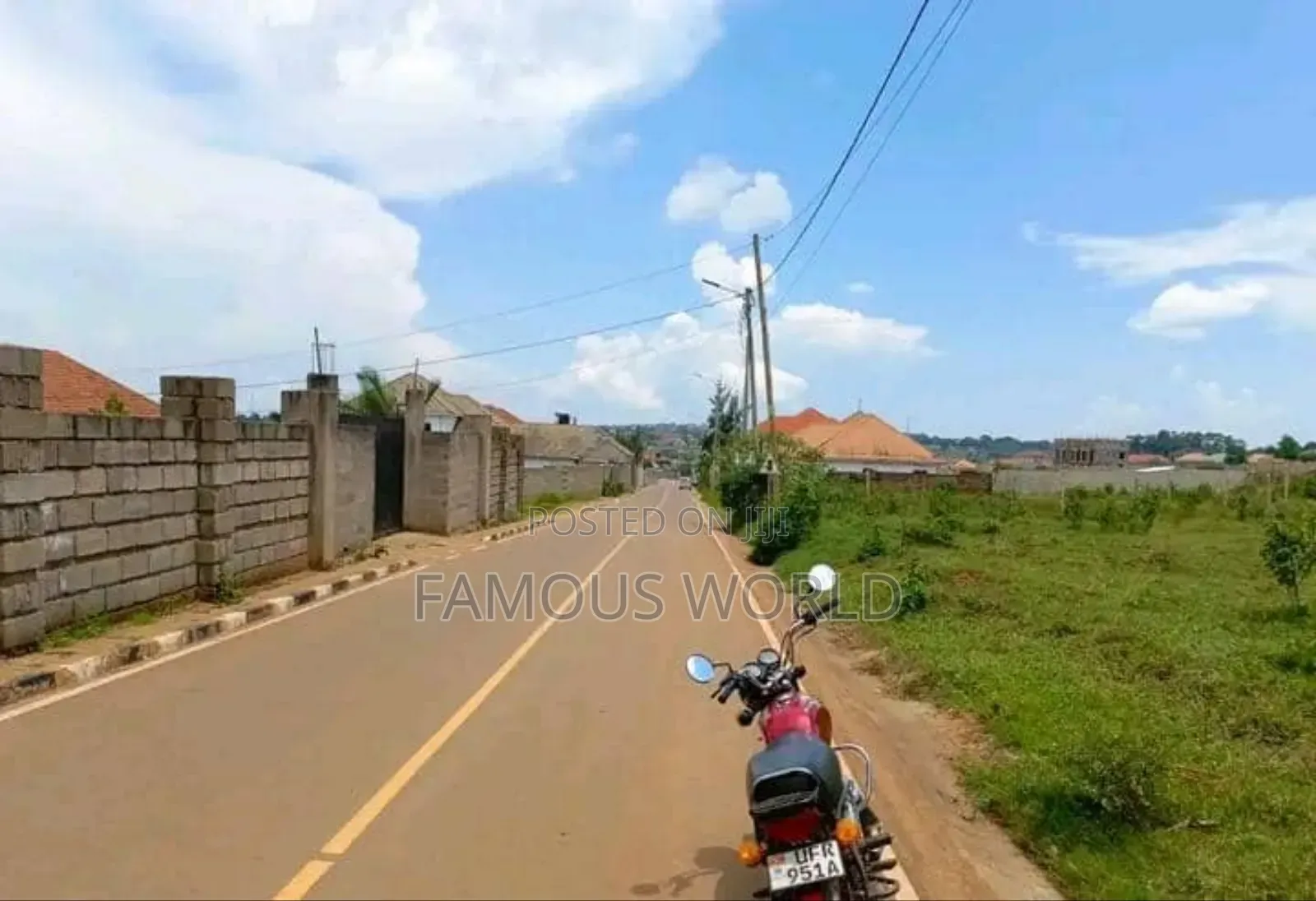 Entebbe Kabaale Land Touching the Tarmac Road on Sale