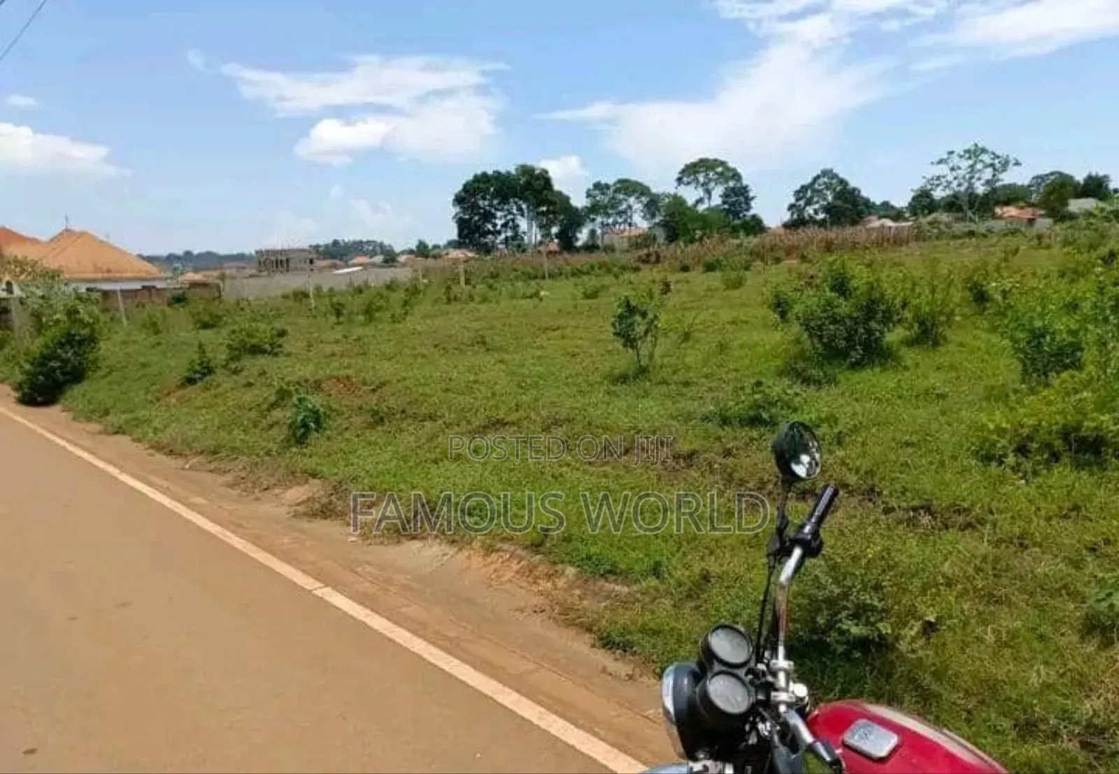 Entebbe Kabaale Land Touching the Tarmac Road on Sale