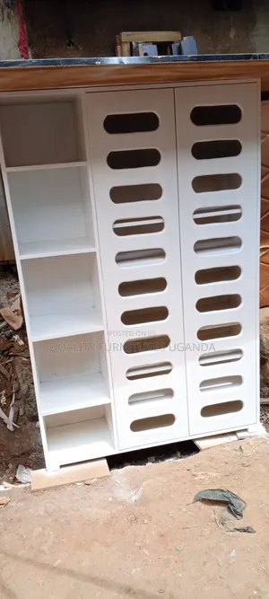 White Classified Shoe Rack