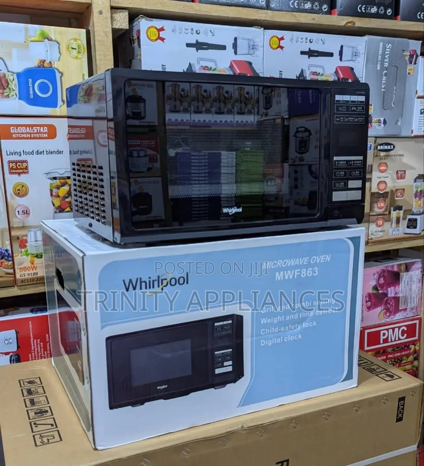 Whirlpool 23 Litres Microwave and Grill Combi Mwf863