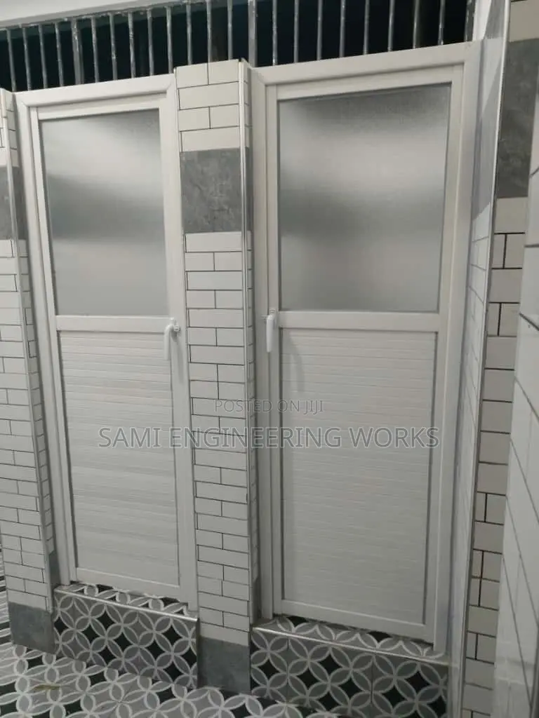 Quality Aluminum Bathroom Door White Colour