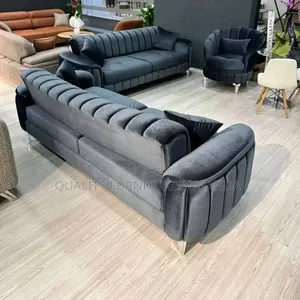 Partitioned 6 Seater Classic Sofa Set