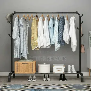 Strong Metal Multifunctional Garment Stand Cloth Rack