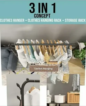 Strong Metal Multifunctional Garment Stand Cloth Rack