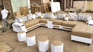 Timber Made U Shape Sofa