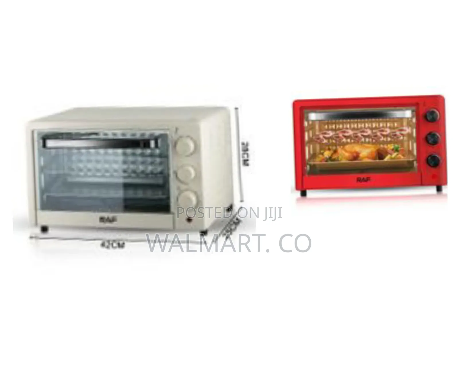 Raf 24 Litres Electric Oven With Stainless Steel Tray-Multicolor