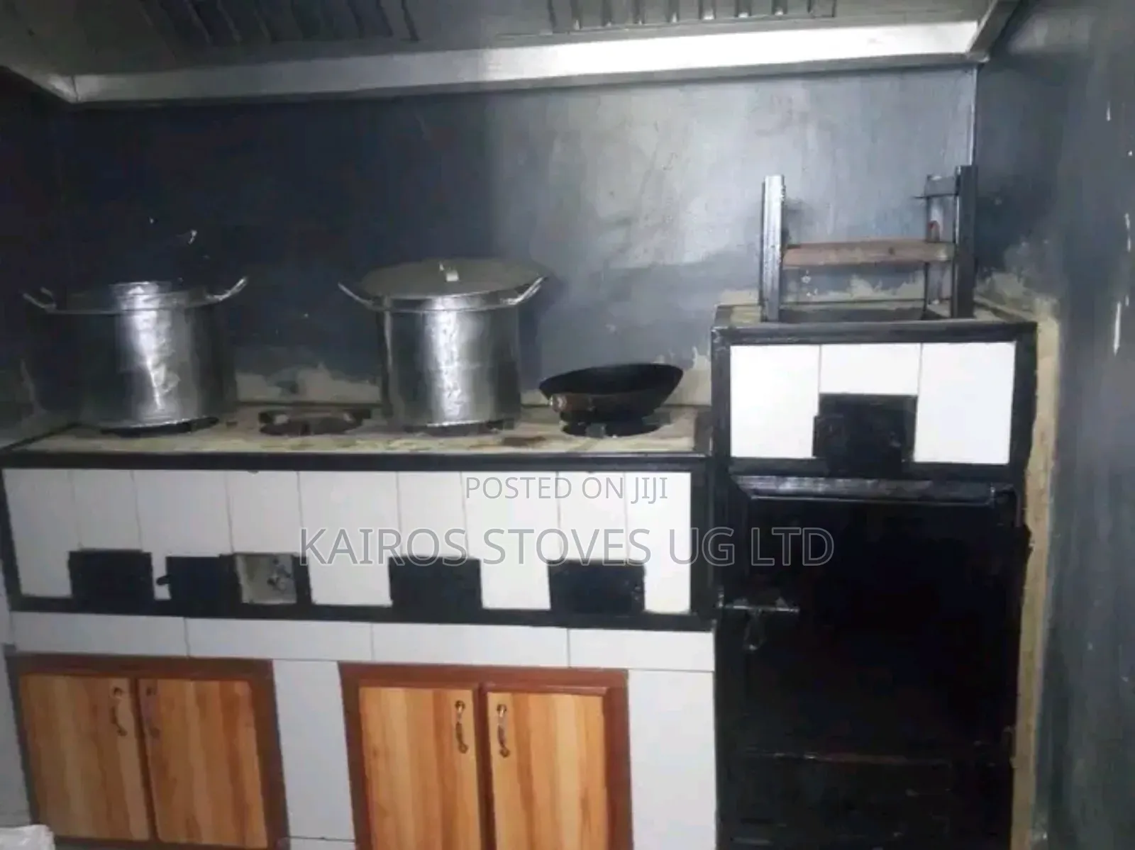 Energy Saving Cooking Stove for Firewood and Charcoal With Oven