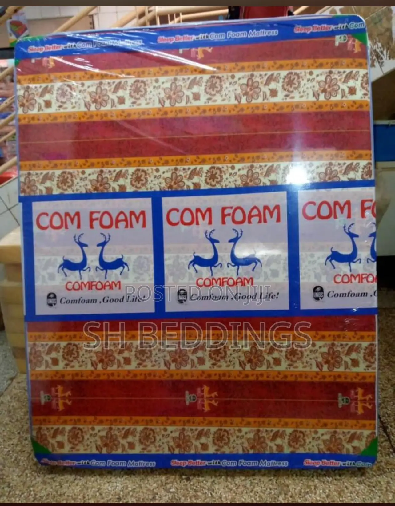 Com Foam Mattress 5x6”Tape Edged