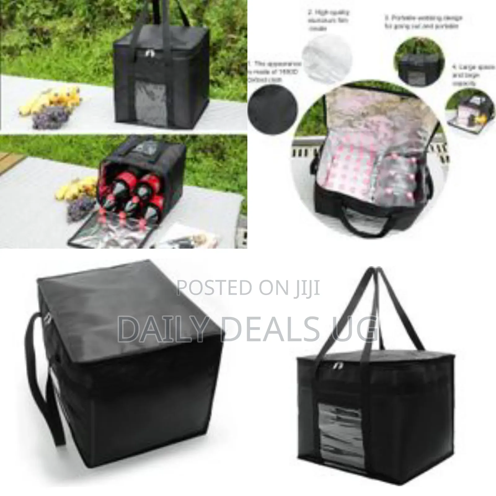 50 Litre Car Cooling Handbag Fresh Food Delivery Container Waterproof