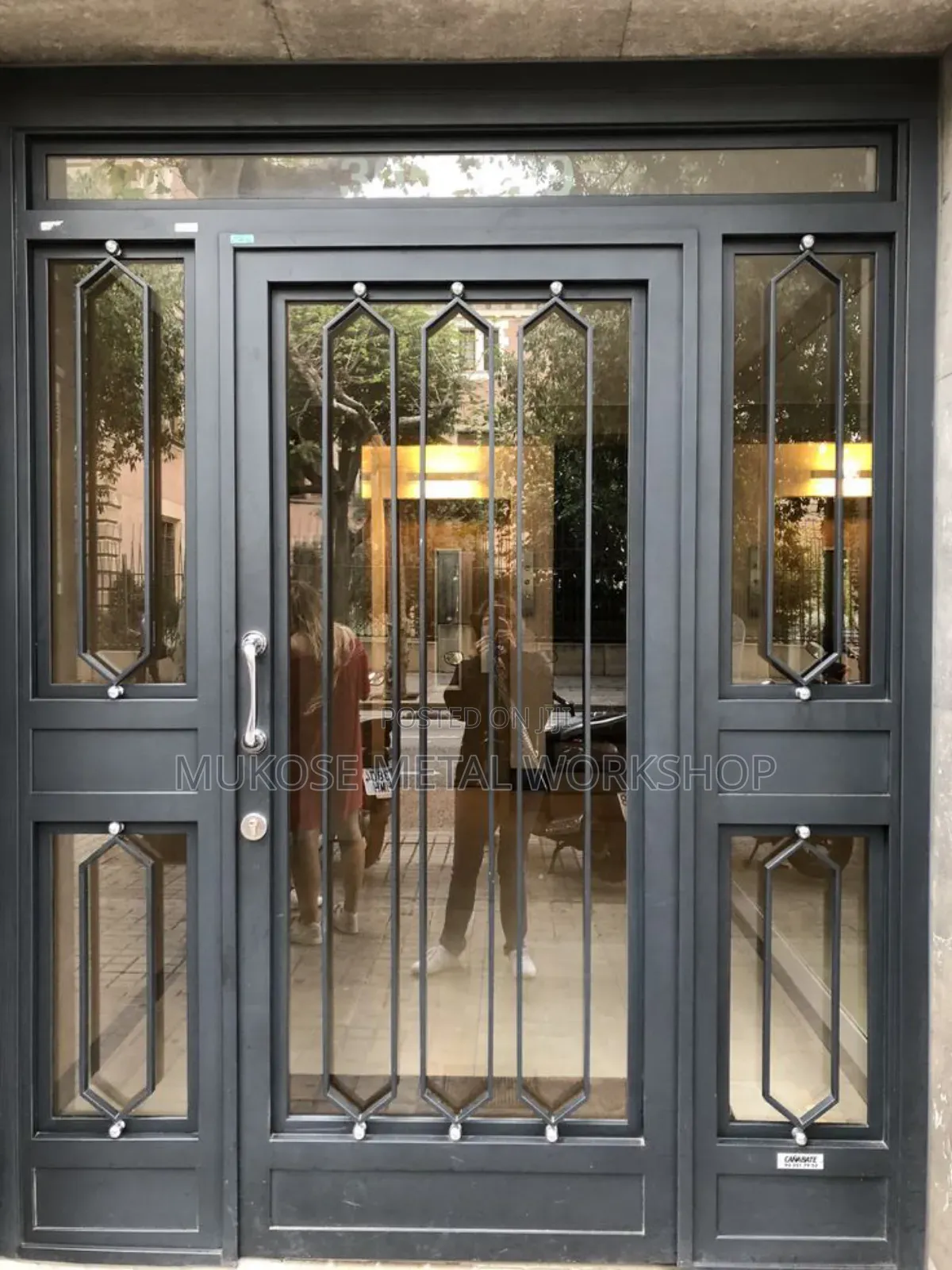Metal Doors and Windows and Bed