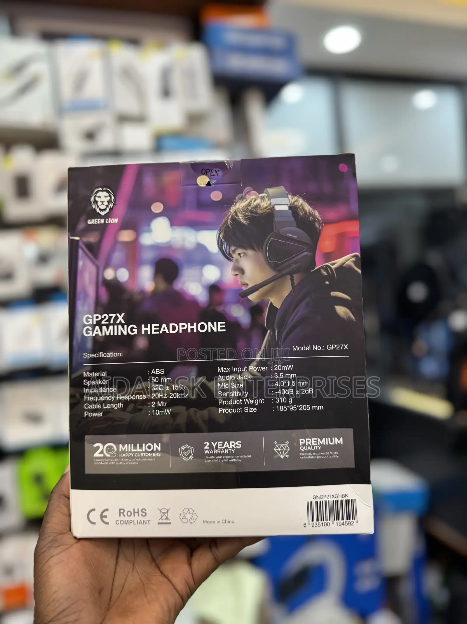 Green Lion Gp27x Gaming Headphone