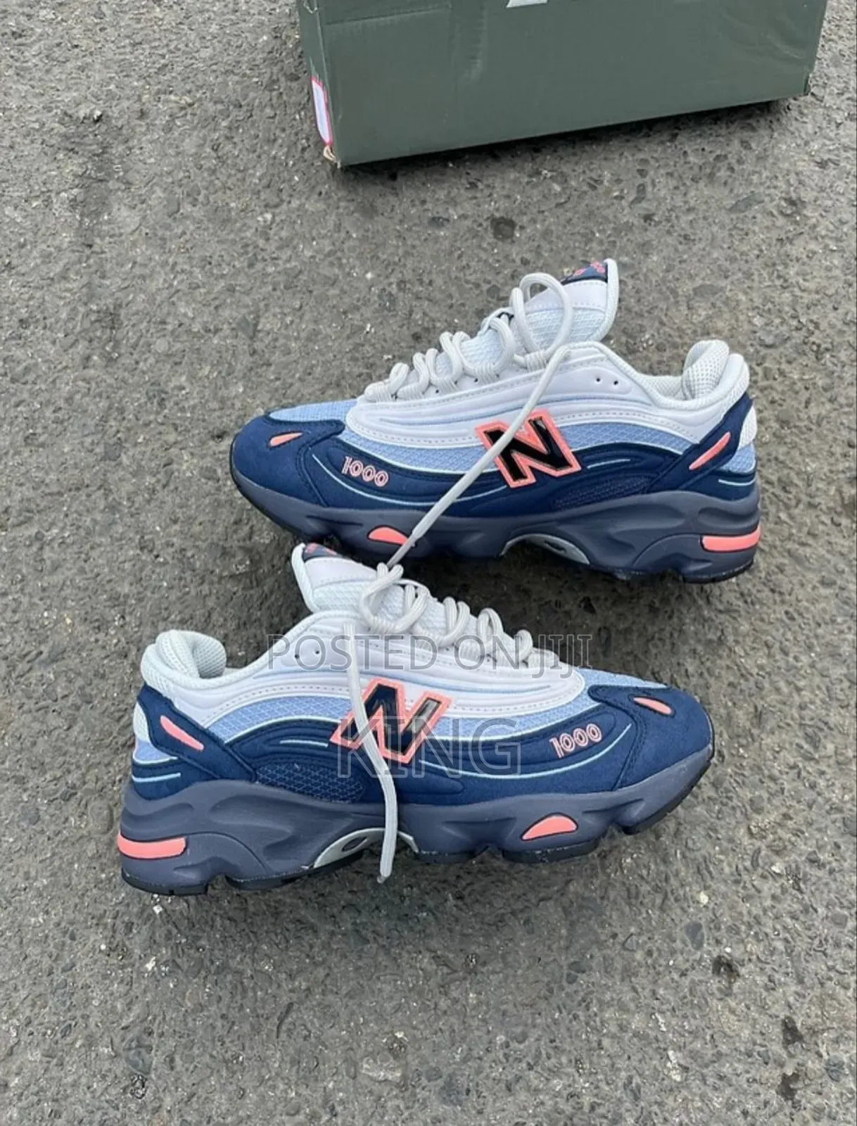 New Balance 1000 in the Nautical Coral Colorway.