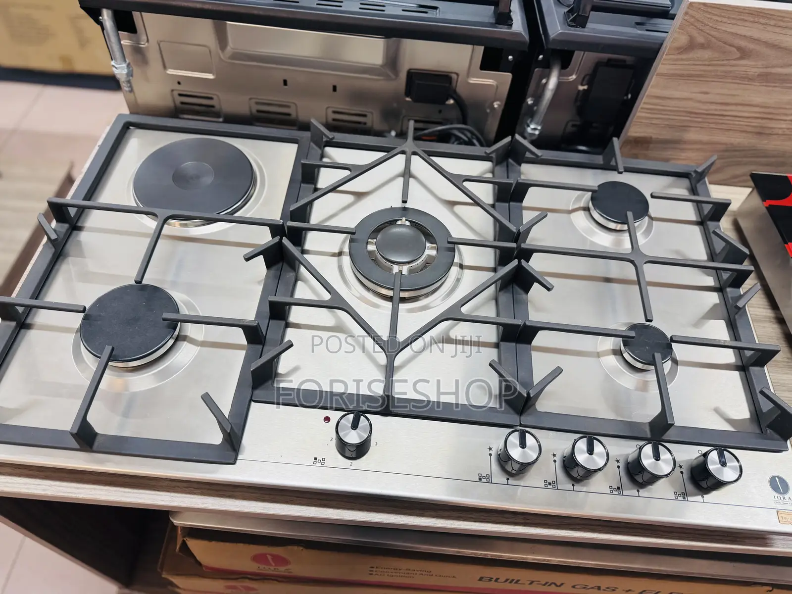 Iqra 4 Gas & 1 Electric Plate Built In Hob (90*60)Cm