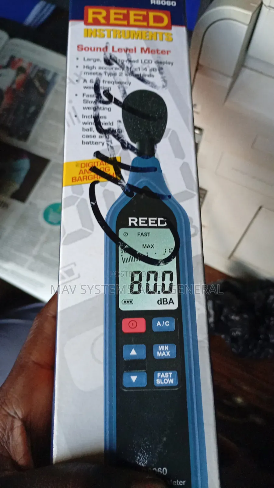 R8060 Reed Sound Meter