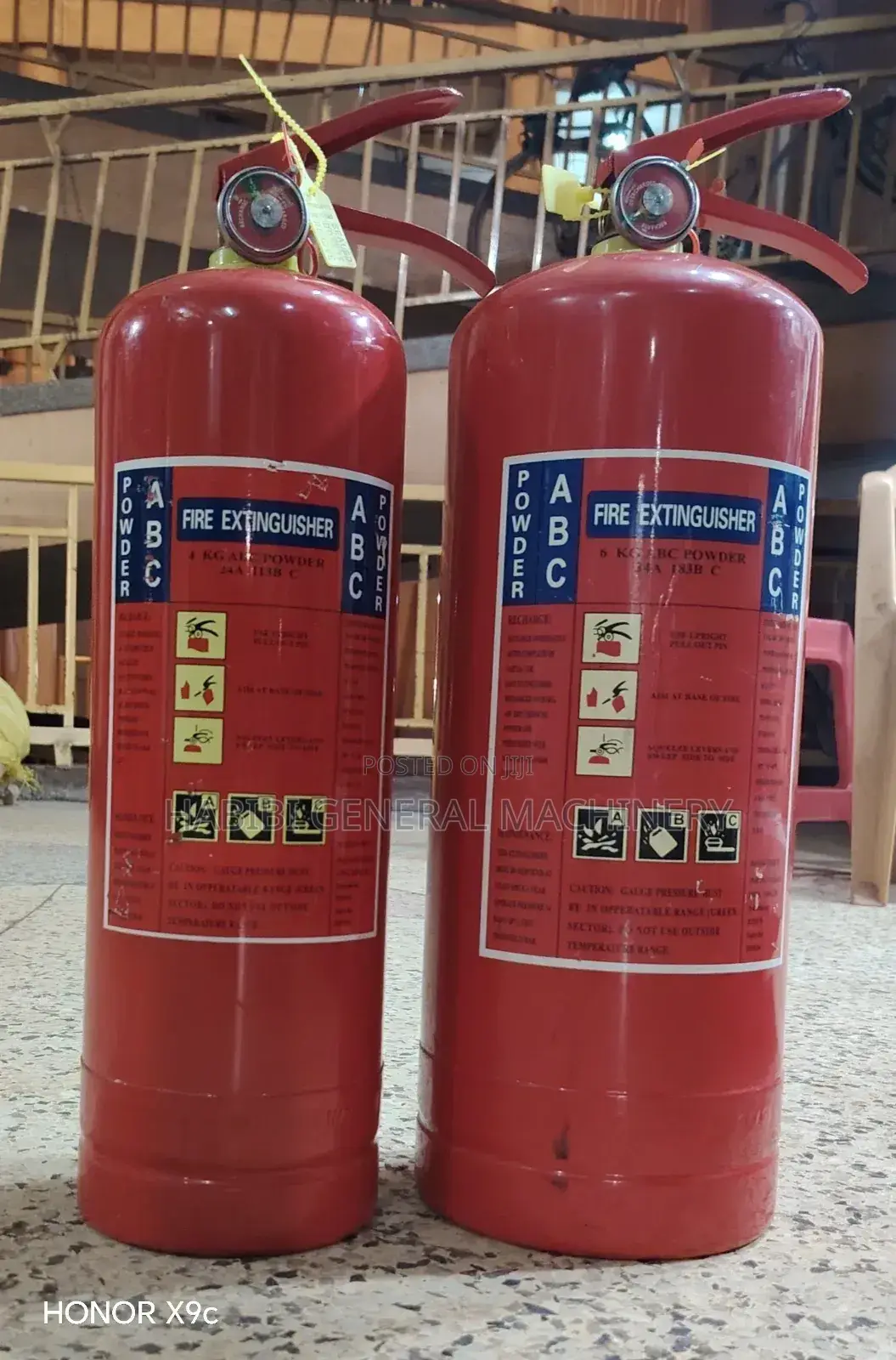 Red 9kg Fire Extinguisher
