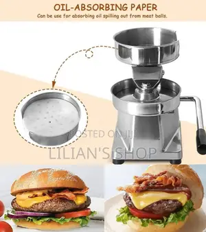 Manual Commercial Hamburger Press Machine