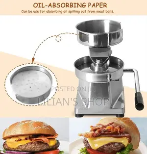 Manual Commercial Hamburger Press Machine