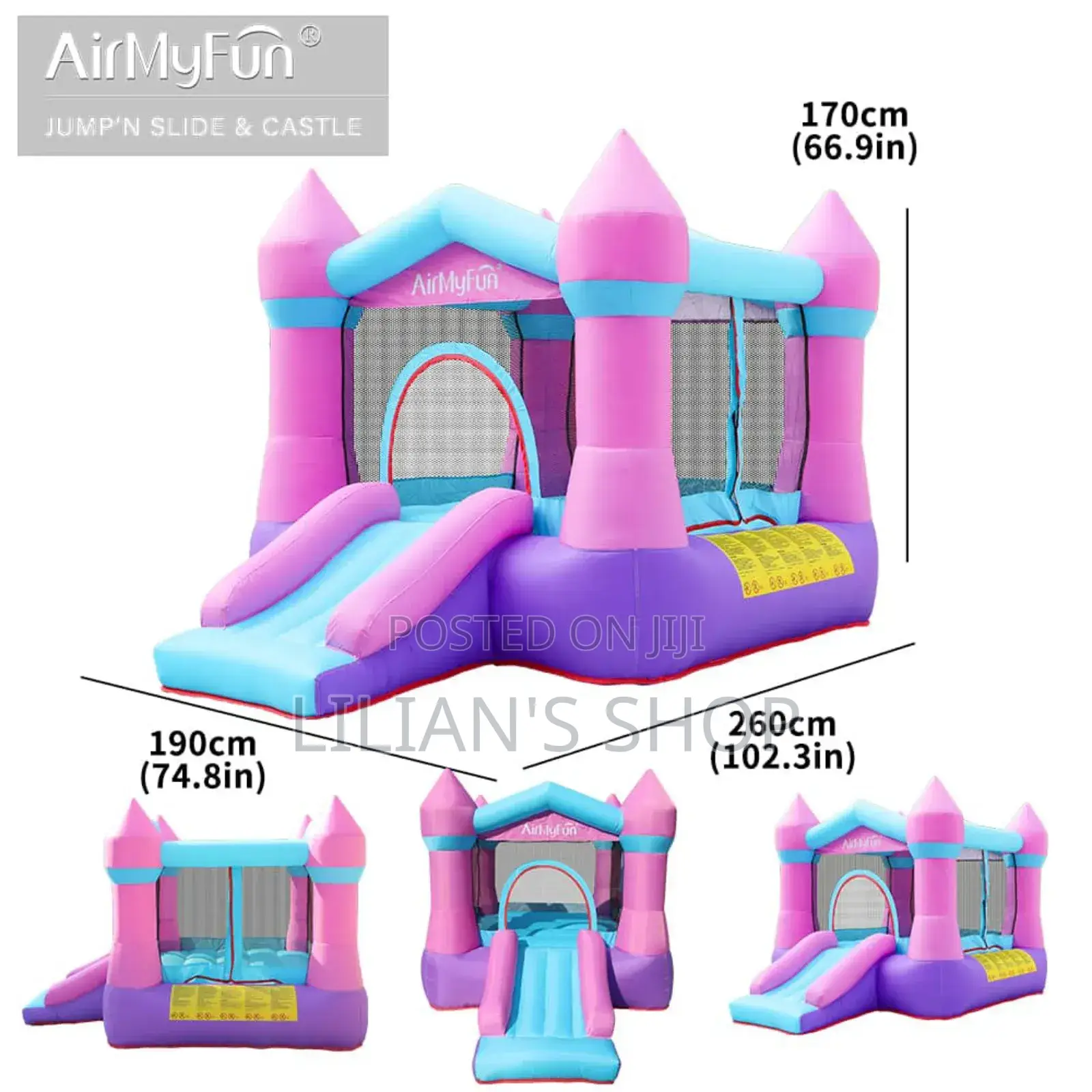 Inflatable Bounce House With Slide