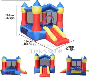 Inflatable Bounce House With Slide