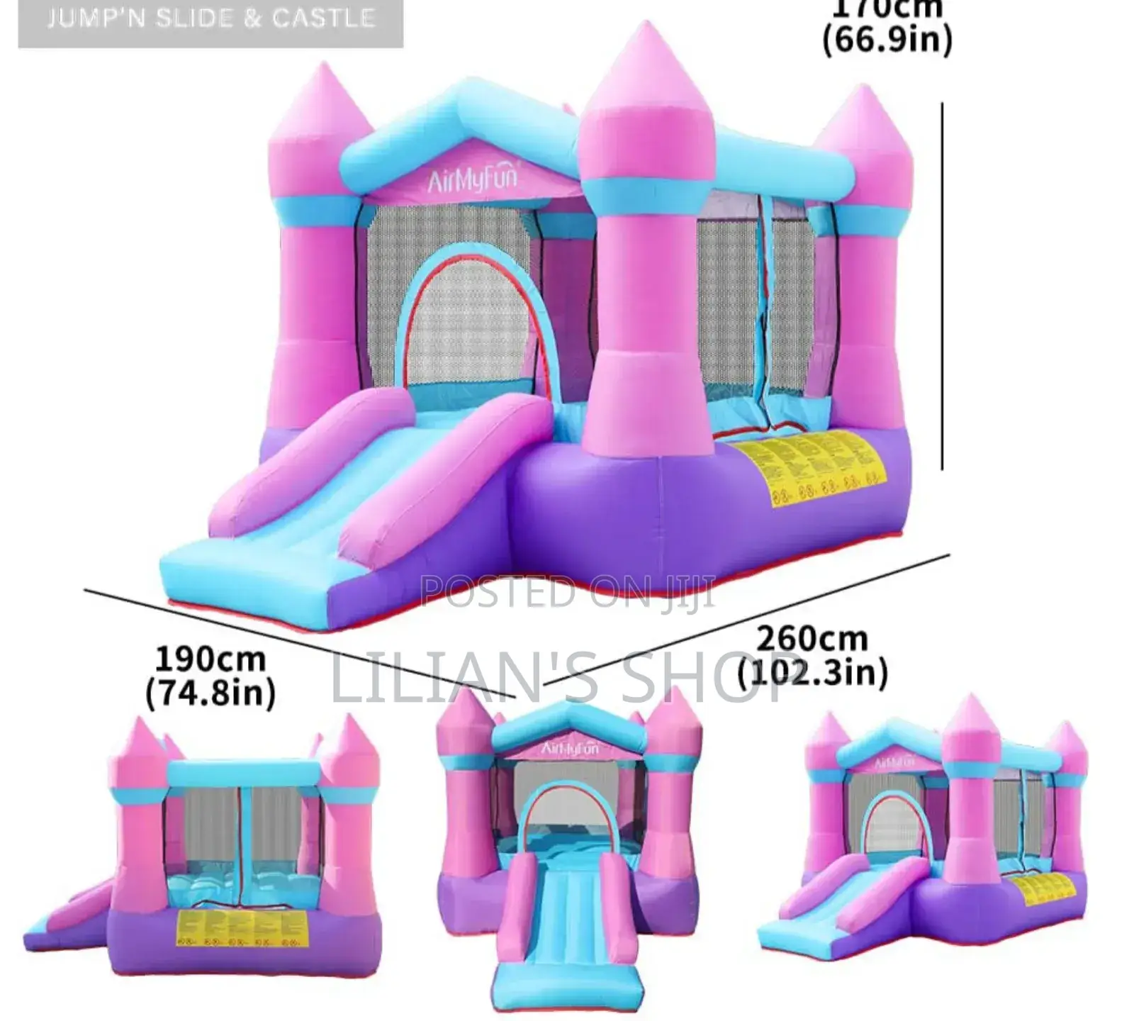 Inflatable Bounce House With Slide