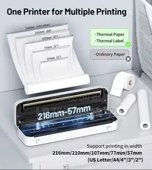 Portable Inkless Thermal Printer.
