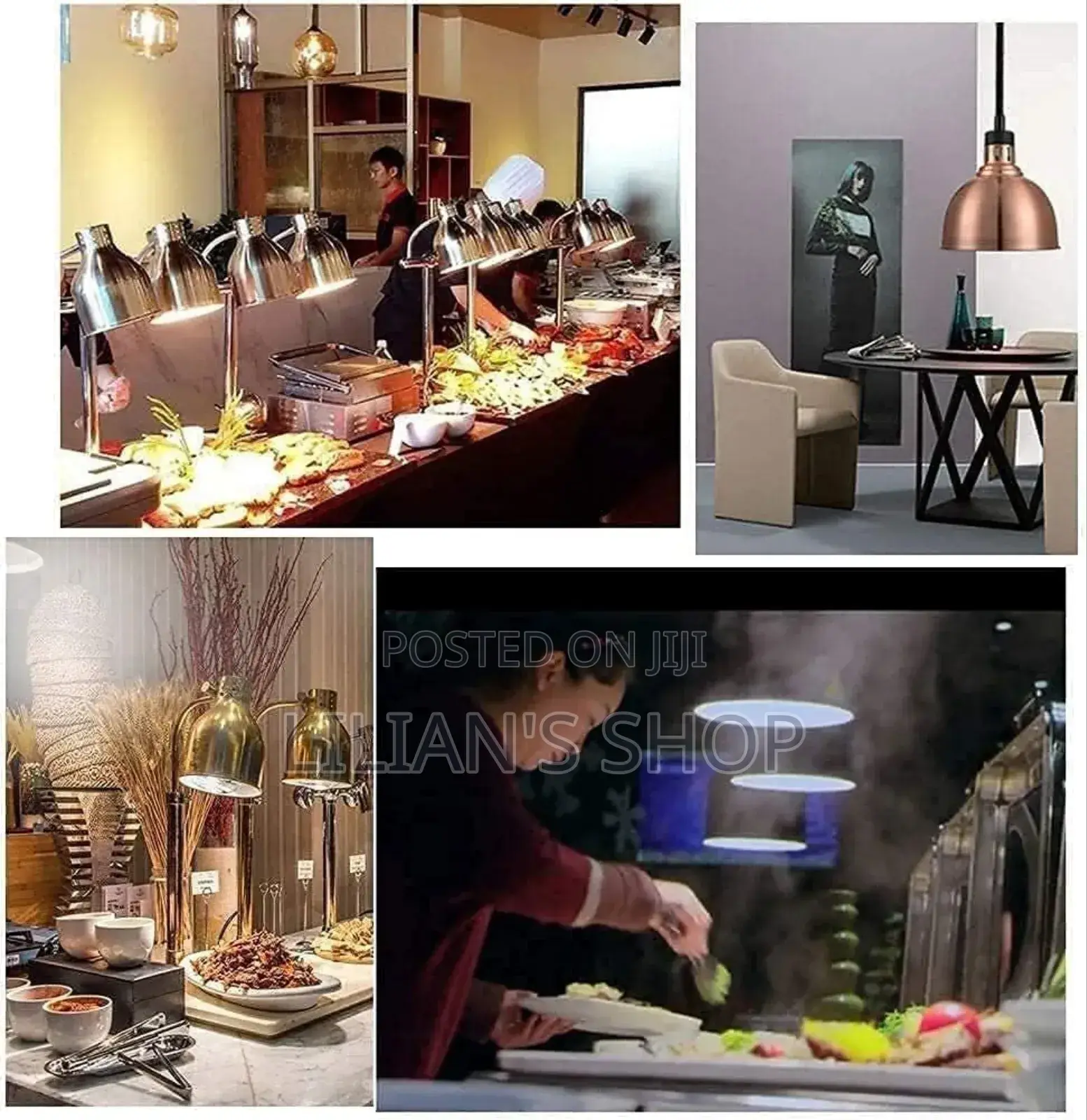 Portable Electric Commercial Food Warmer Lamp