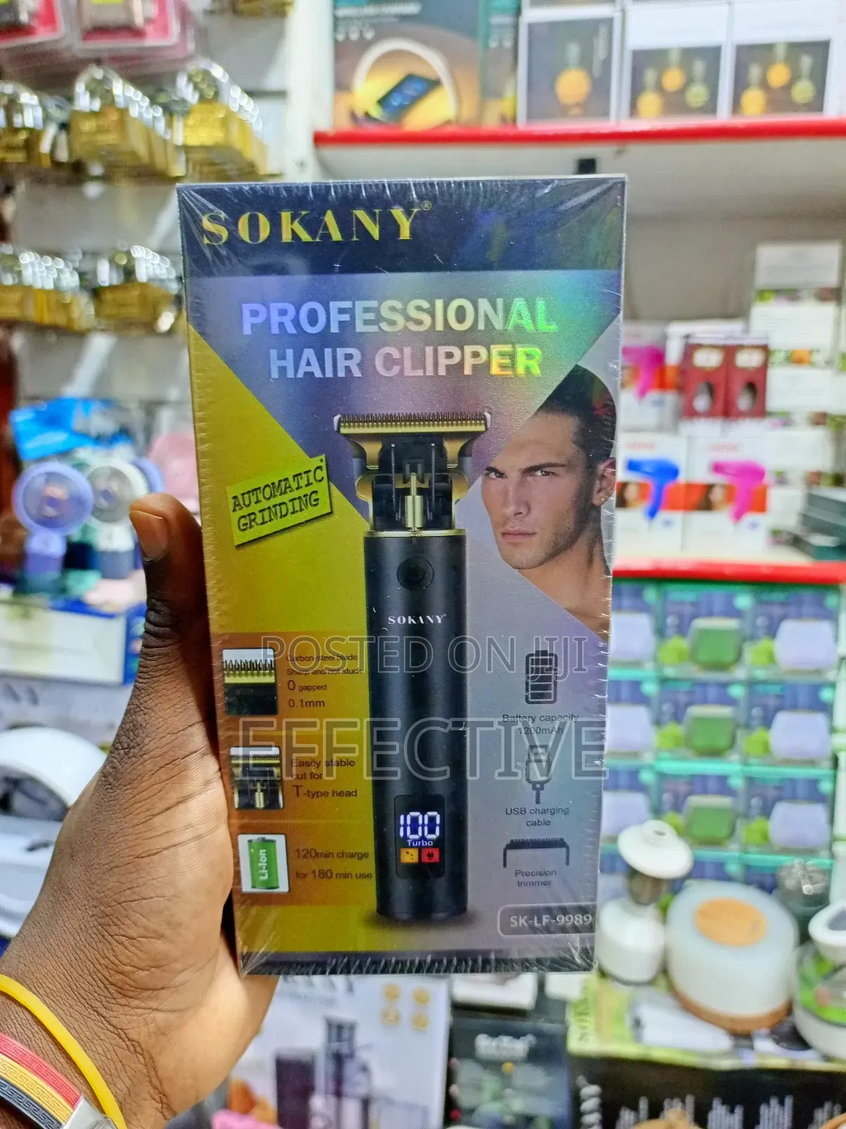 Sokany Professional Hair Clipper, Model Number Sk-Lf-9989.