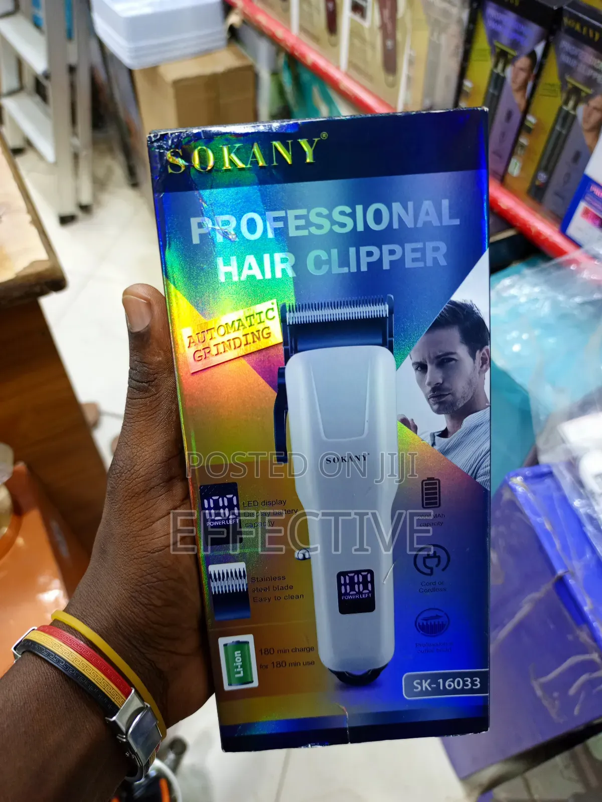 Sokany Hair Clipper, Model Sk-16033.
