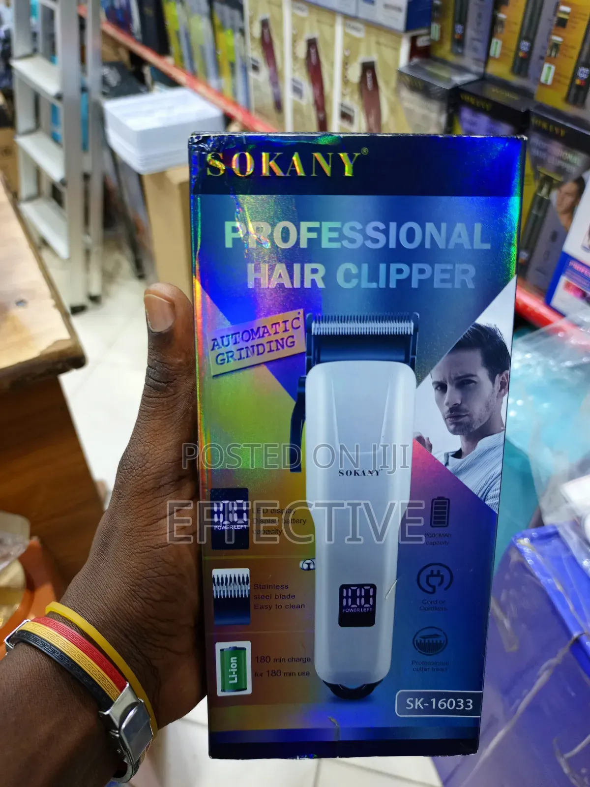 Sokany Hair Clipper, Model Sk-16033.