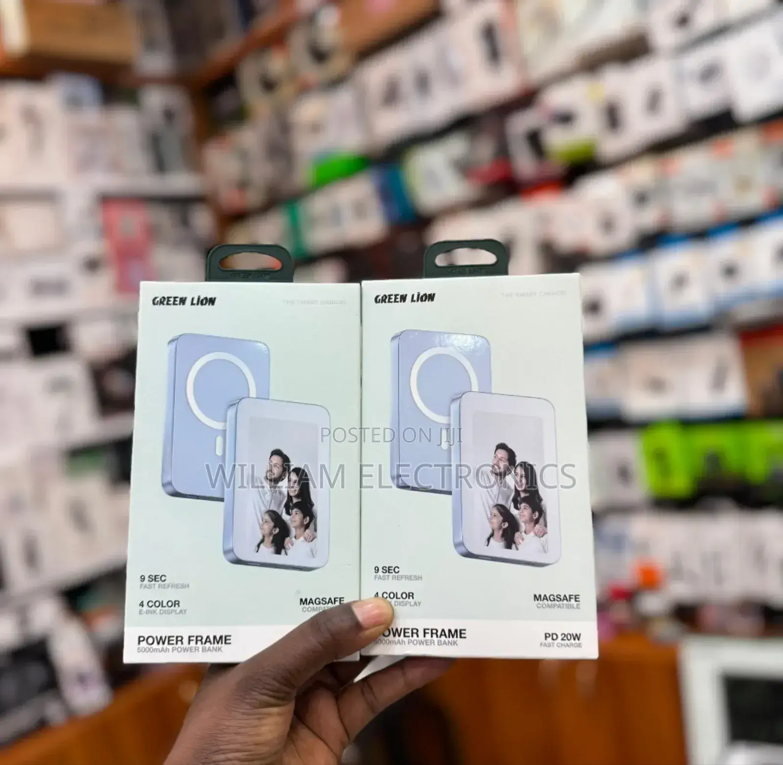 Greenlion Power Frame 5000mah Pd 20w Power Bank